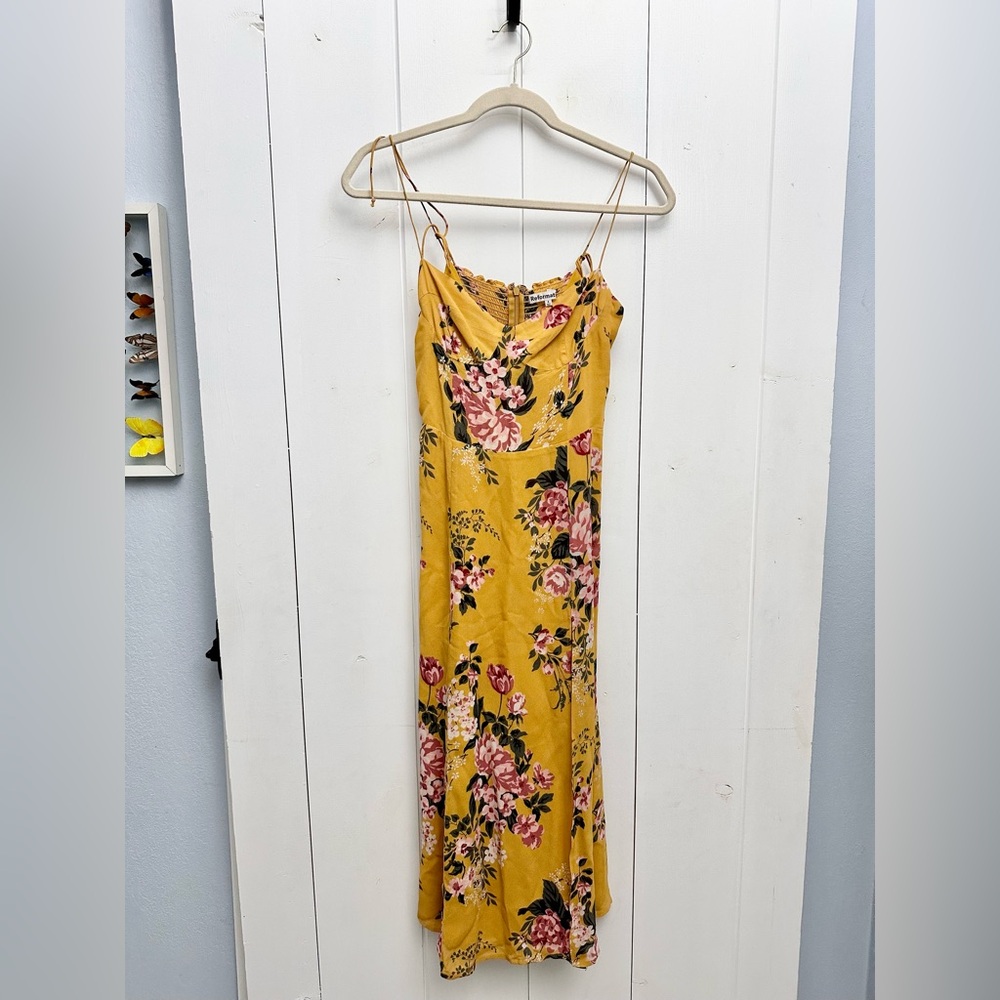 Reformation Juliette Dress In Anjelica Size 4 - Picture 6 of 11